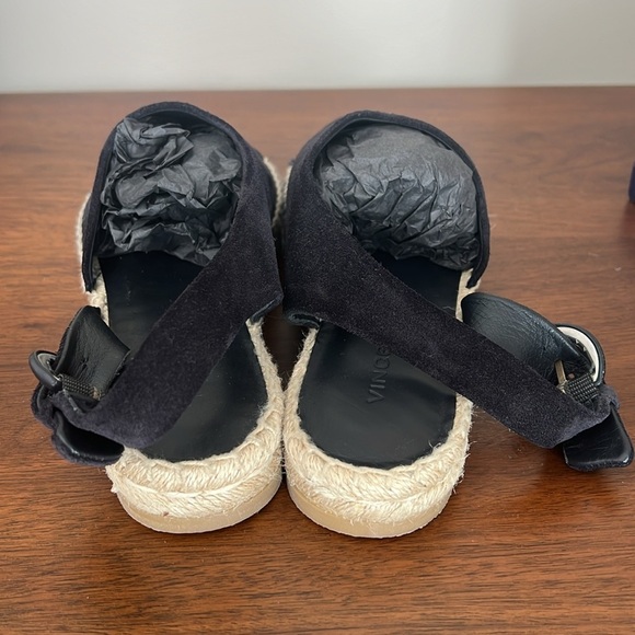 New VINCE,  Linton suede espadrilles size 8,5, no box - Picture 4 of 6